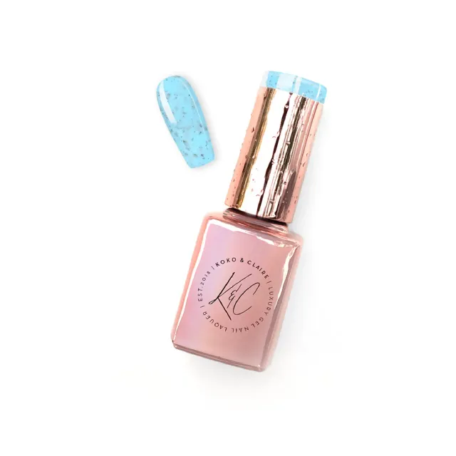 Clear Jelly Stamper KoKo Claire 0210 Tweet Tweet gellak blå 12ml