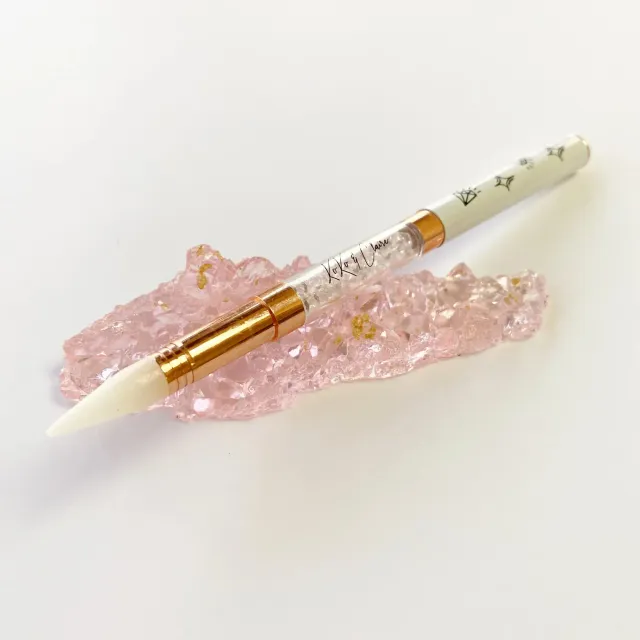 Clear Jelly Stamper KoKo Claire penselholder pink guld