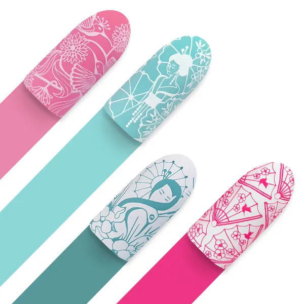 Moyra Stamping plade 73 Sakura motivplade