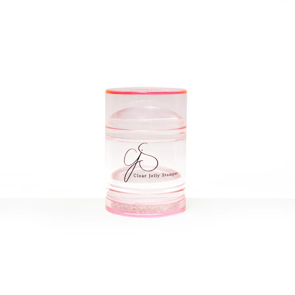 Clear Jelly Stamper Big Bling XL stamper pink gennemsigtig