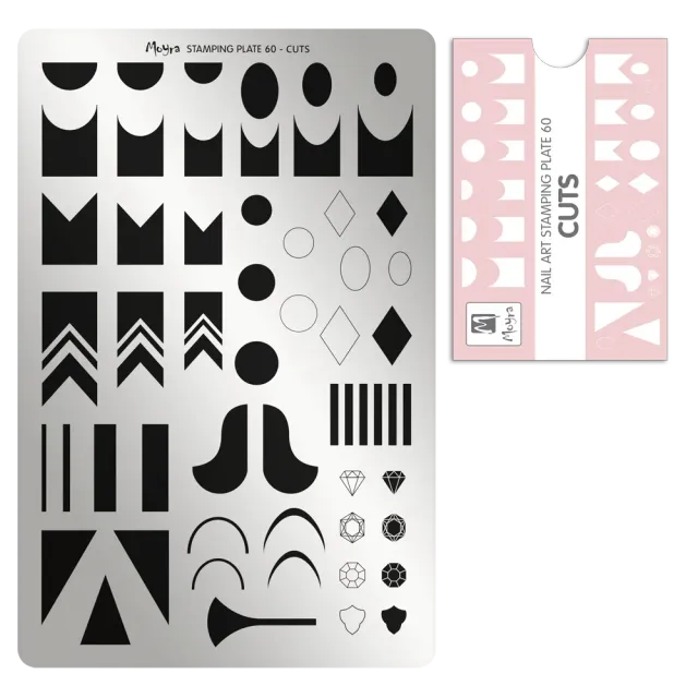 Moyra Stamping Plate 60 Cuts negleplade stamping