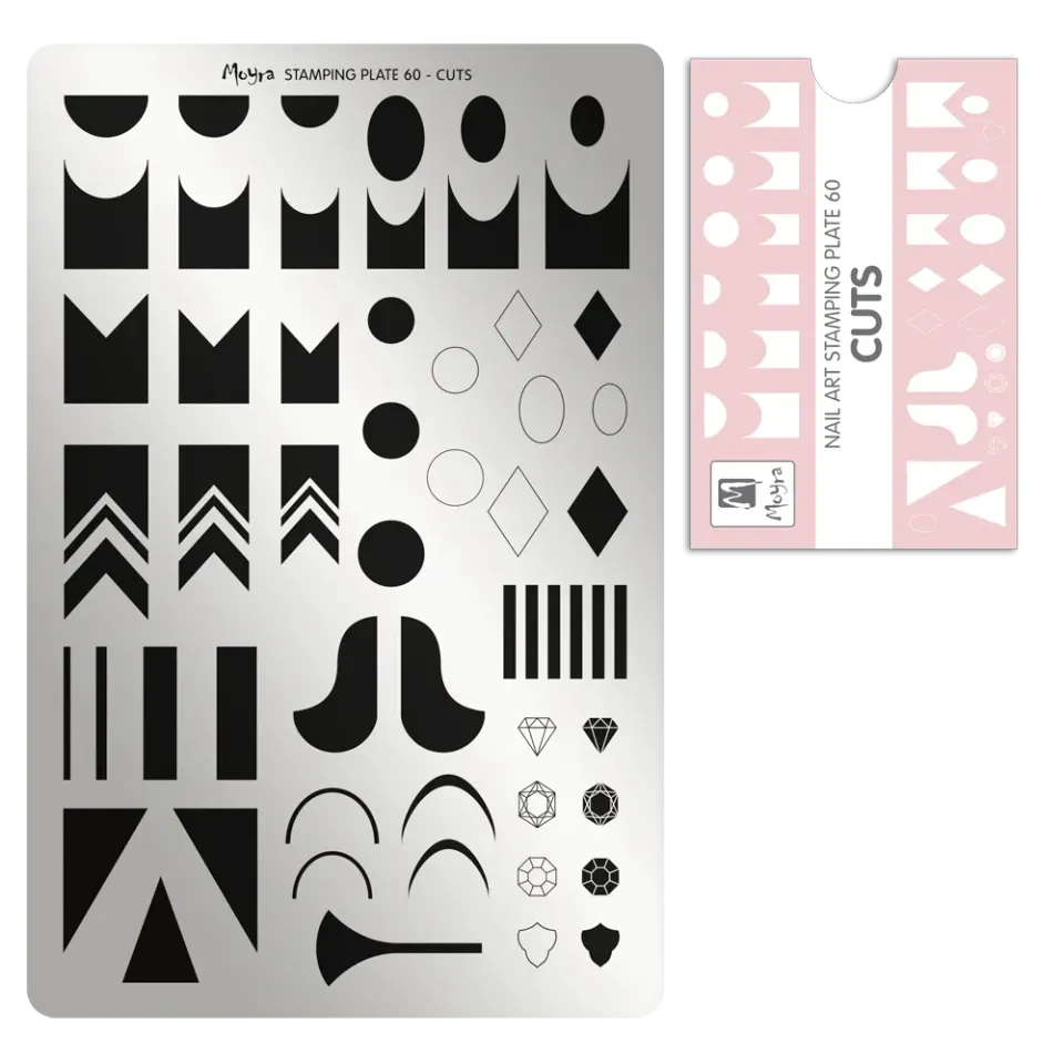 Moyra Stamping Plate 60 Cuts negleplade stamping