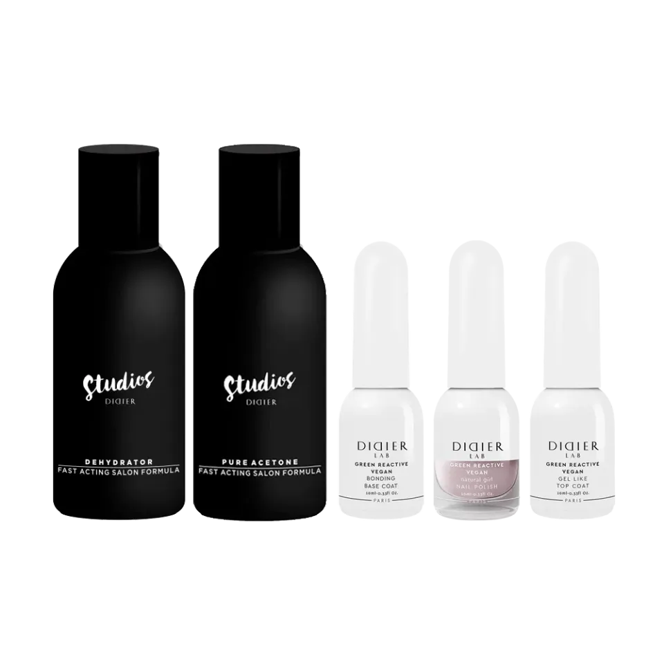 Didier Lab Vegan Green Reactive neglelaksæt Natural Girl