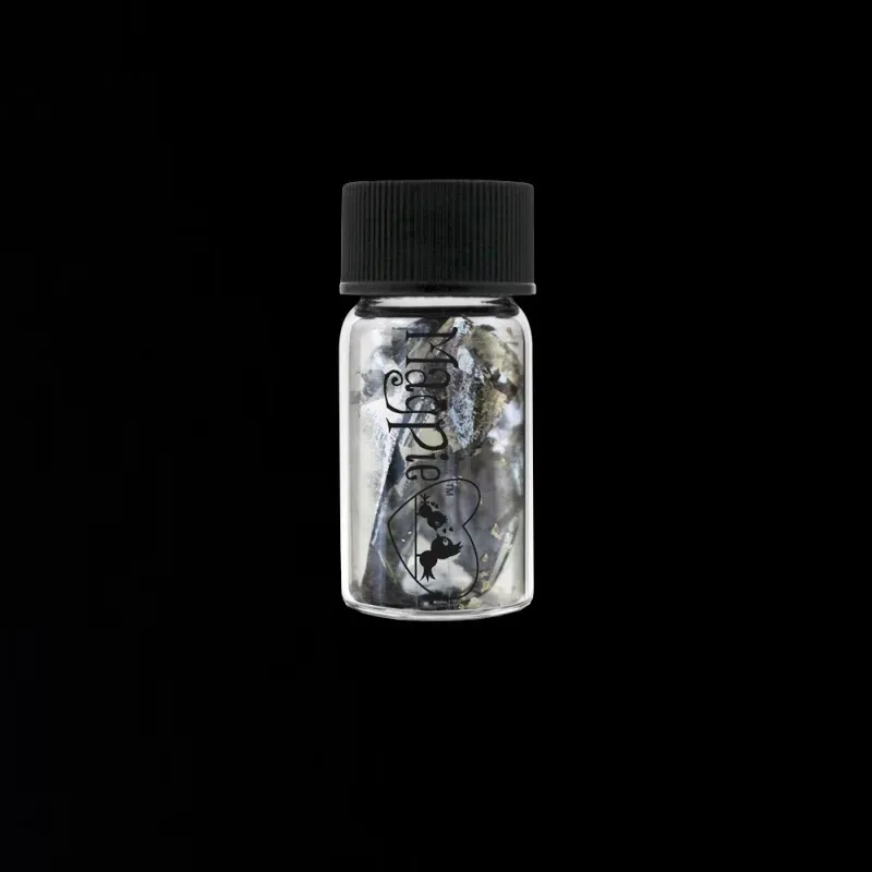 Indigo Nails Beautystones Silver bladguld neglefolie sølv