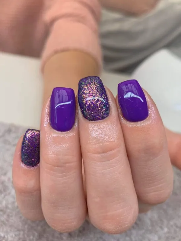 Indigo Nails Janet glitter til negle gylden