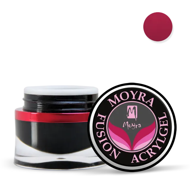 Moyra Fusion No. 05 Berry Red akrylgel 15 g rød