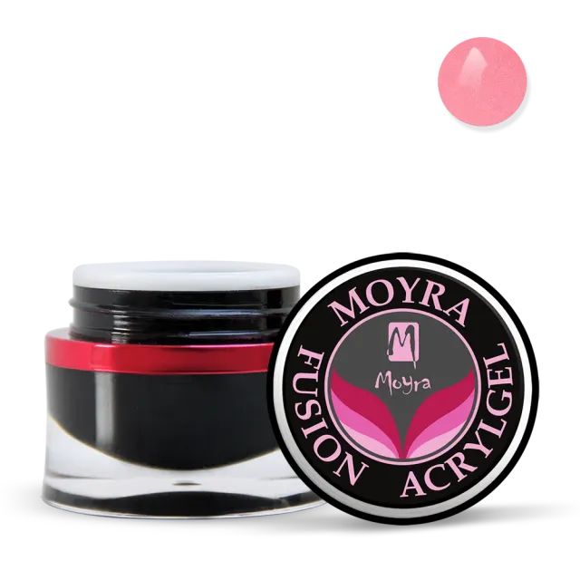 Moyra Fusion Colour Acrylgel No. 102 Peachy Pink Shine acrylgel 15 g