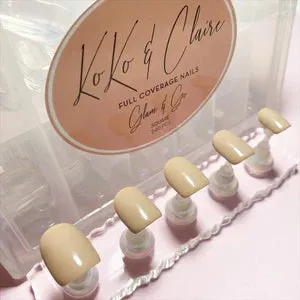 Clear Jelly Stamper Glam Go Full Coverage negle Square 240 stk