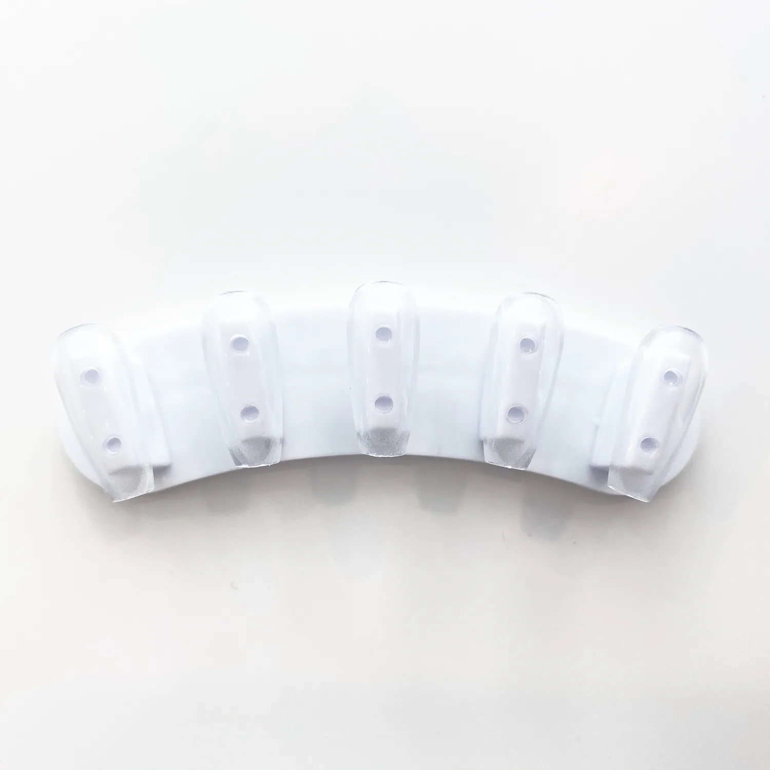 Clear Jelly Stamper øvetips clear 100 stk long coffin