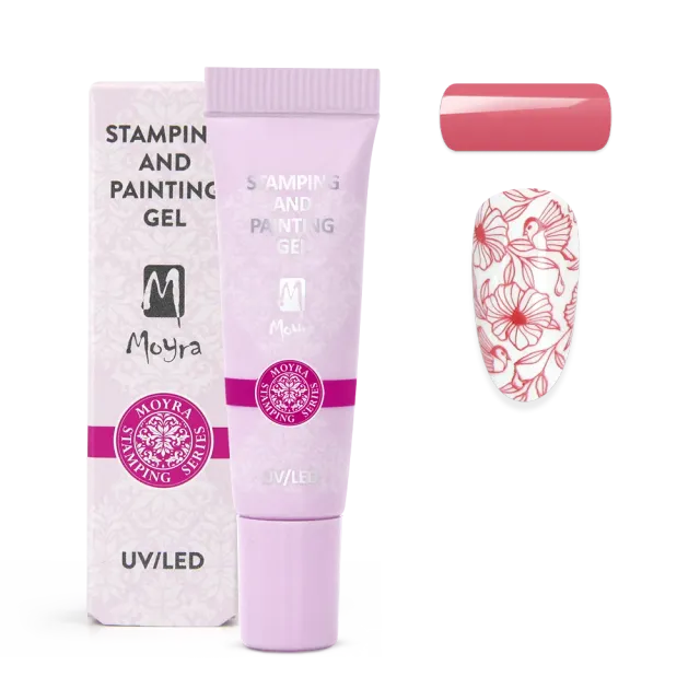 Moyra Stamping neglegel No. 14 Rose 7 g no-wipe