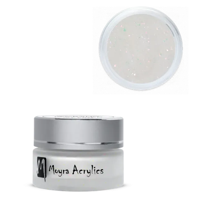 Moyra Acrylic Powder akrylpulver Magic milky white 12 g pink