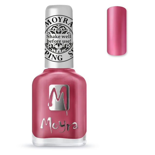 Moyra SP29 stemplingslak Chrome Rose 12 ml dækkende