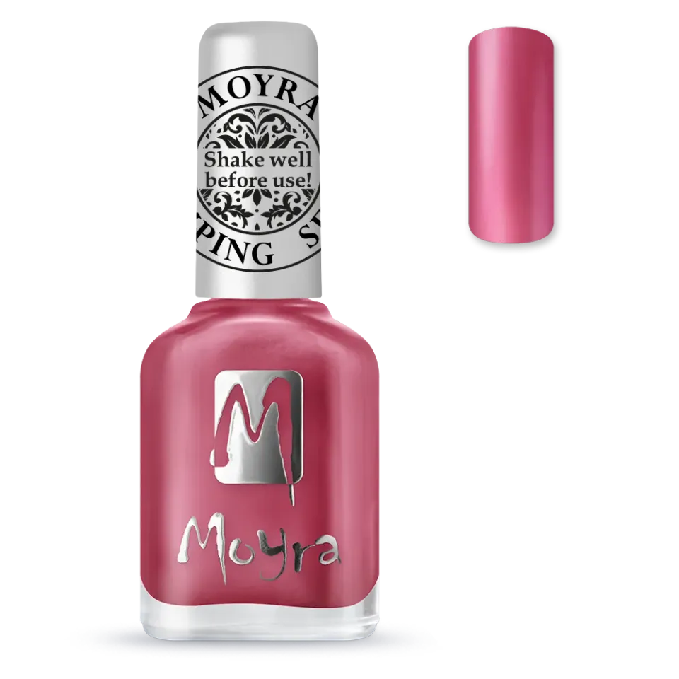 Moyra SP29 stemplingslak Chrome Rose 12 ml dækkende