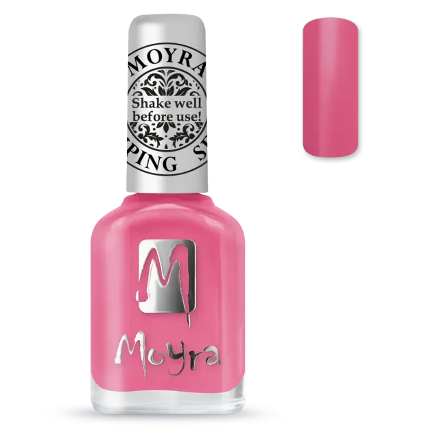 Moyra Stamping SP01 Pink neglelak 12 ml pigmenteret