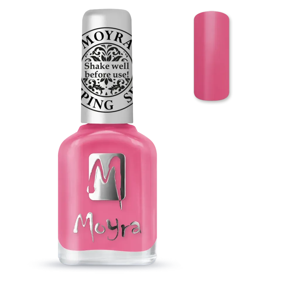 Moyra Stamping SP01 Pink neglelak 12 ml pigmenteret