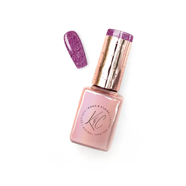 Clear Jelly Stamper KoKo & Claire 0482 gellak Passionate Plum 12 ml