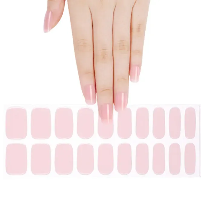Clear Jelly Stamper Gel-ly Wraps 326 Baby Pink sheer 20 stk