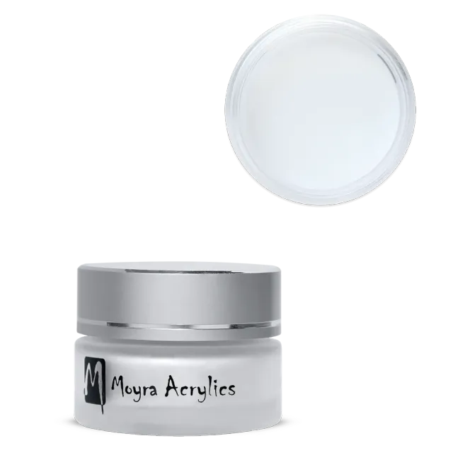 Moyra Acrylic Powder White akrylpulver hvid