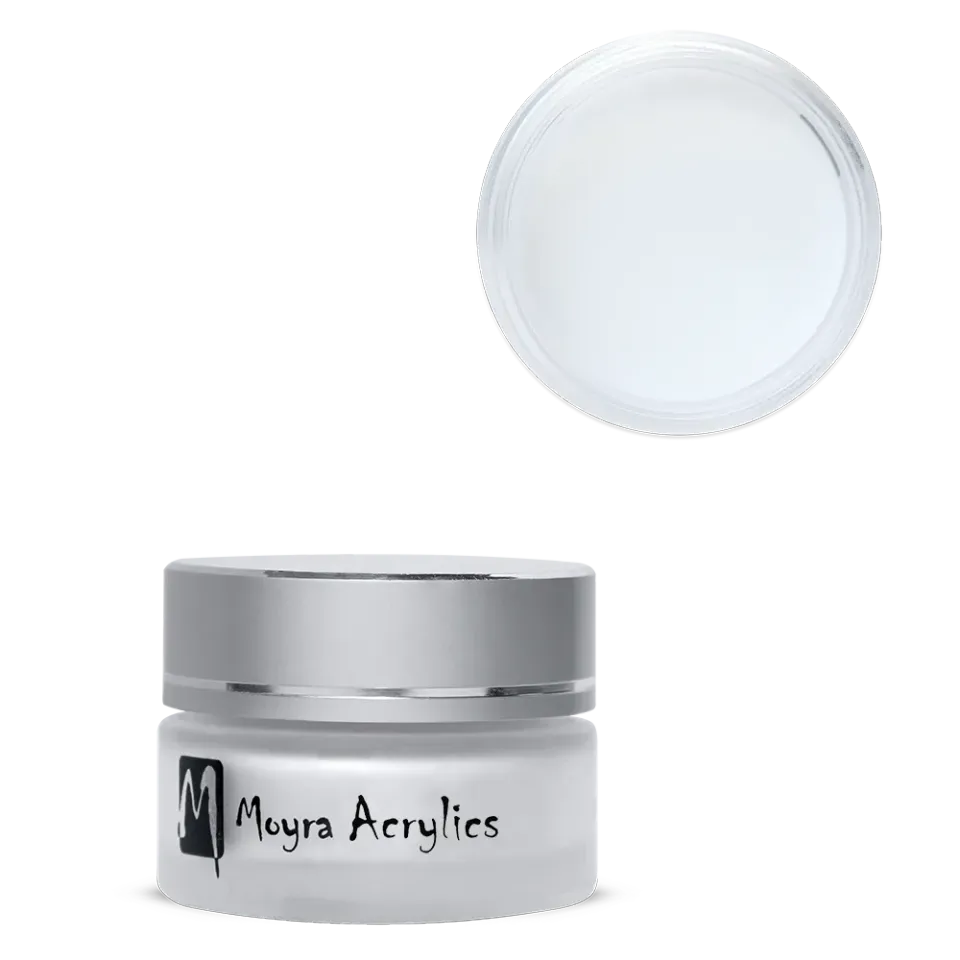 Moyra Acrylic Powder White akrylpulver hvid
