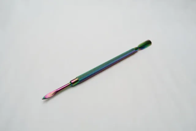 Clear Jelly Stamper Prepping Tool 1 Rainbow neglebåndsskubber stål