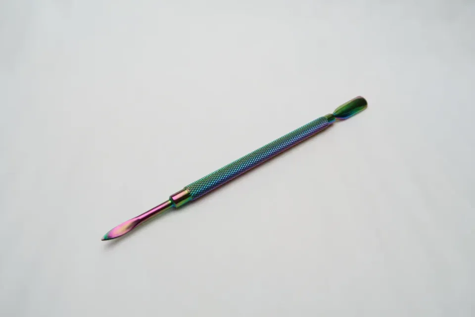 Clear Jelly Stamper Prepping Tool 1 Rainbow neglebåndsskubber stål