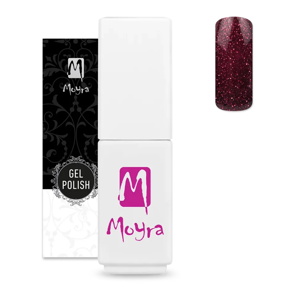 Moyra mini gel polish 86 5,5 ml med høj glans