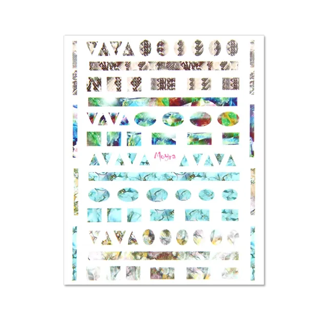 Moyra Nail Stickers No. 05 selvklæbende 8x10 cm