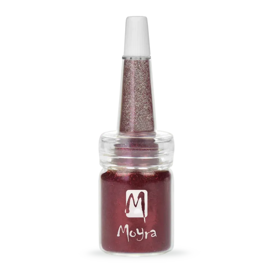 Moyra glitterpulver flaske nr. 15 5 g strøget