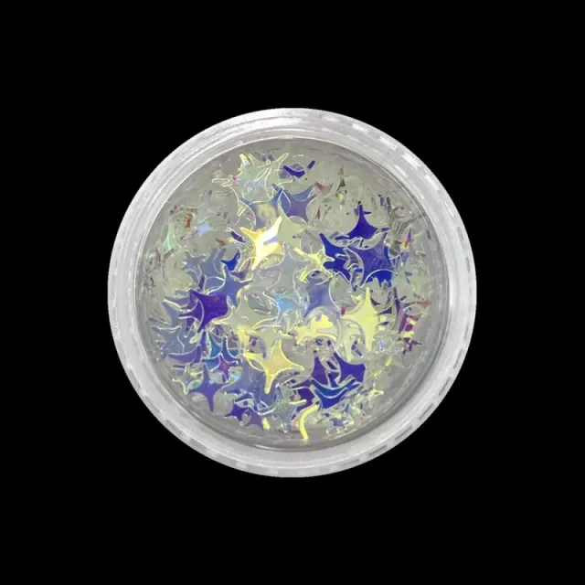 Beautystones Iridescent Stary Sky negleglitter iriserende