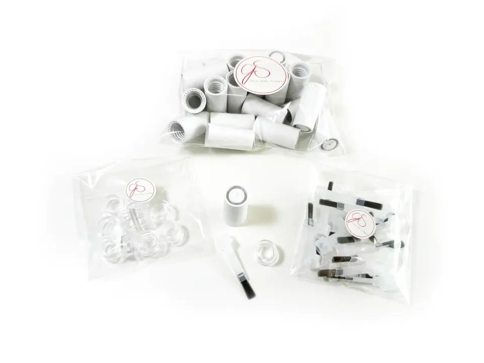 Clear Jelly Stamper Color on Top swatchlåg hvid 10-pak mat