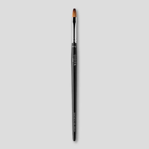 Didier Lab Gel Brush No6 Oval gelpensel syntetisk