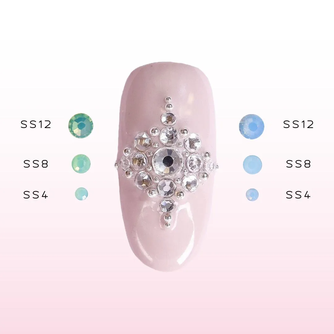 Moonflair Opals neglekrystaller multi 1440 stk