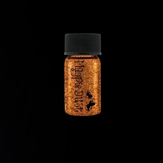 Indigo Nails Amber Dust neglepulver rav effekt