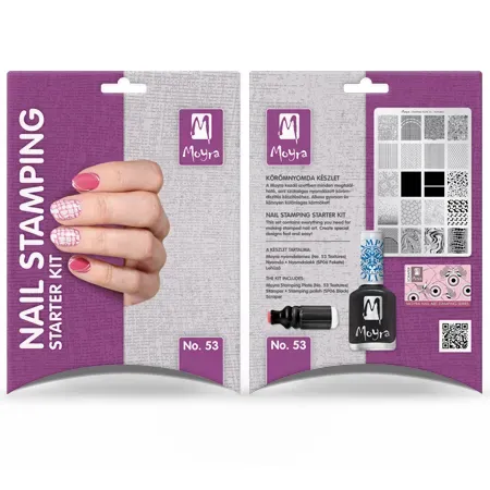 Moyra Stamping starter kit 53 neglesæt Textures