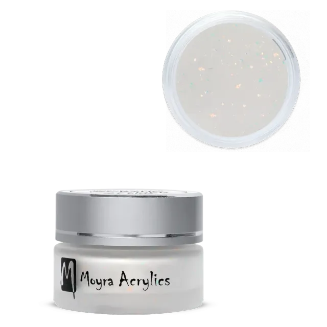 Moyra Acrylic Magic Milky White akrylpulver peach