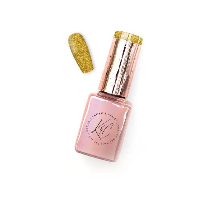 Clear Jelly Stamper Velvet Confetti 111 topcoat guld 12ml mat