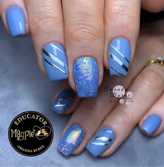 Indigo Nails Beautystones Elsa glitter til negle