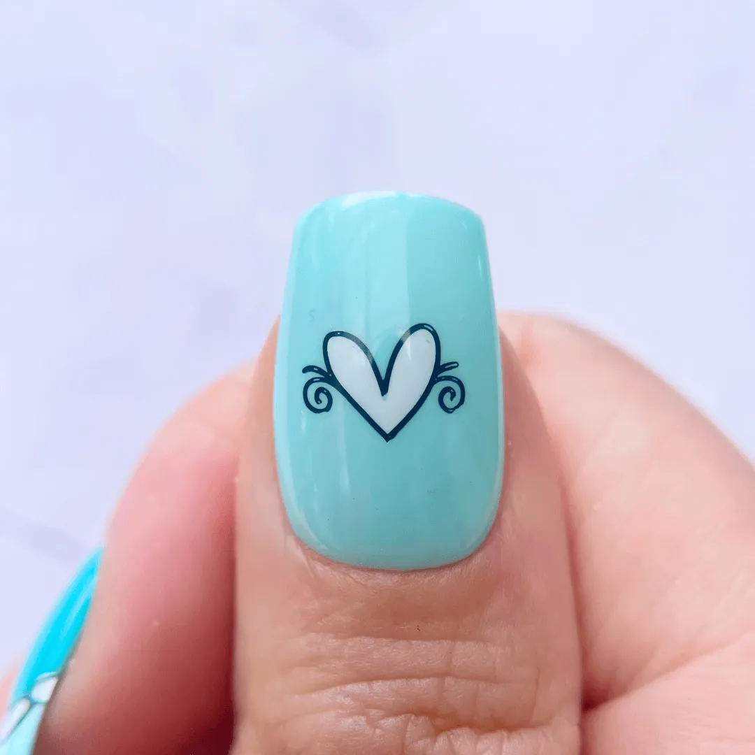Clear Jelly Stamper CjSV-50 Love Connection stampingplade hjerter
