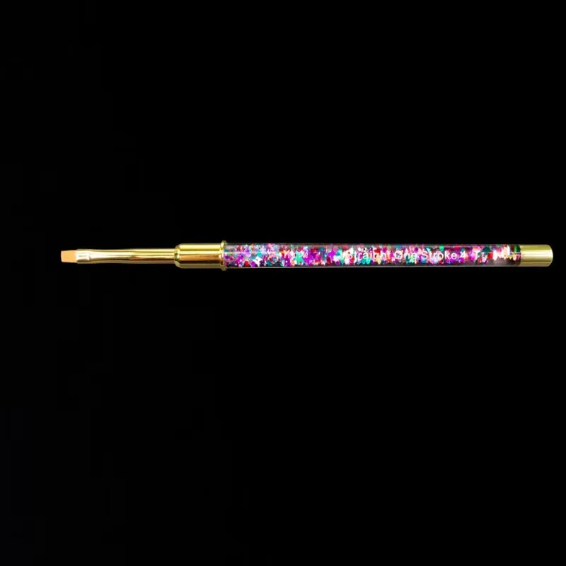 Indigo Nails Straight One Stroke 4 neglepensel flad