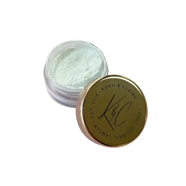 Clear Jelly Stamper It's Everything white pearl chrome pigment