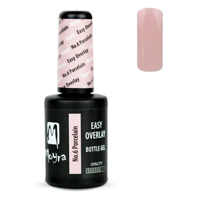 Moyra Easy Overlay No.6 Porcelain neglegel 10 ml HEMA-fri