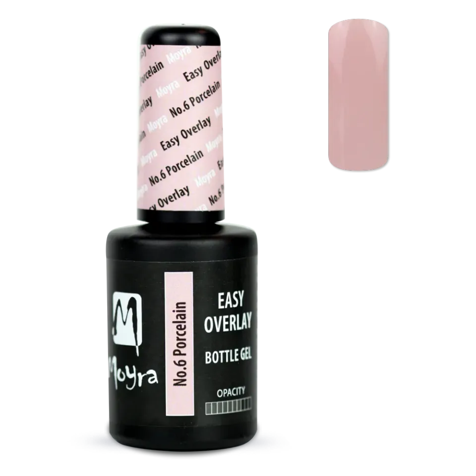 Moyra Easy Overlay No.6 Porcelain neglegel 10 ml HEMA-fri