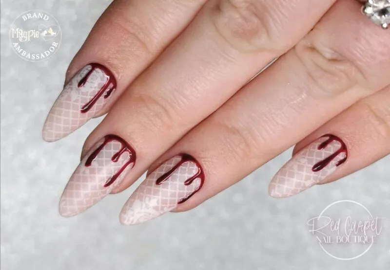 Indigo Nails Beautystones Obi neglefolie mønster