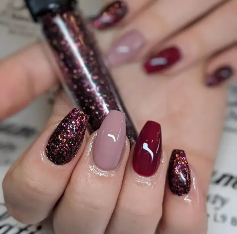 Indigo Nails Beautystones Maggie Glitter negleglitter mix