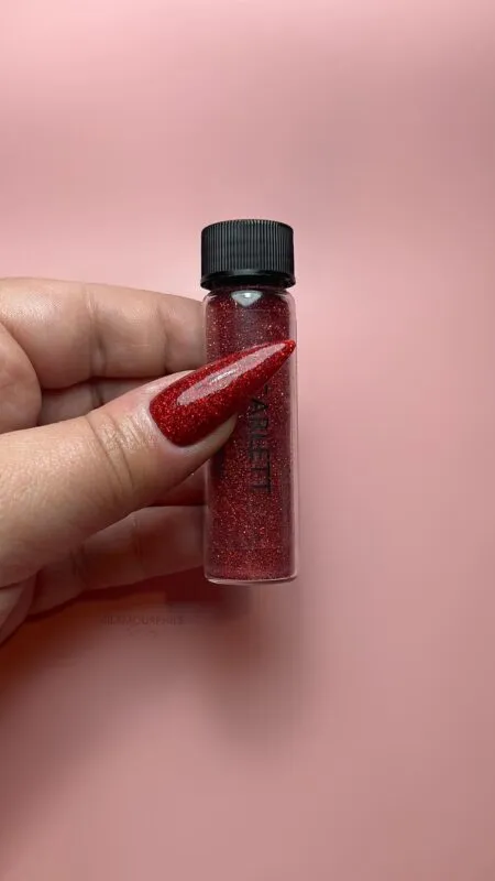 Indigo Nails Beautystones Scarlett glitter negleglimmer