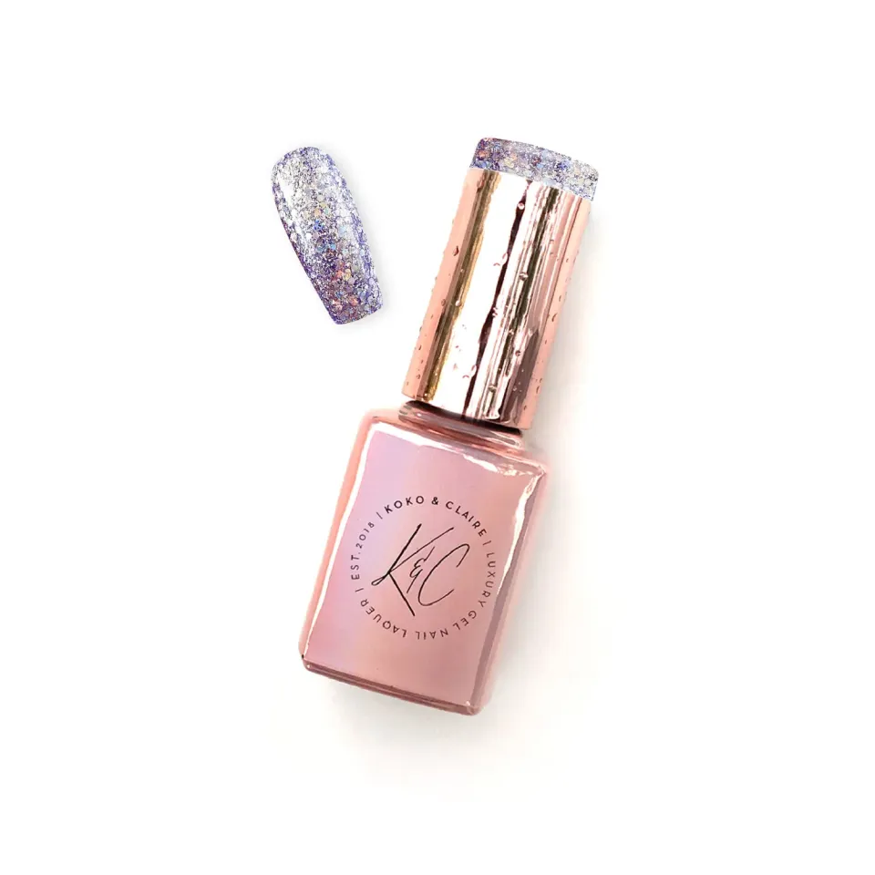 Clear Jelly Stamper KoKo & Claire 0223 Peace gellak lilla shimmer
