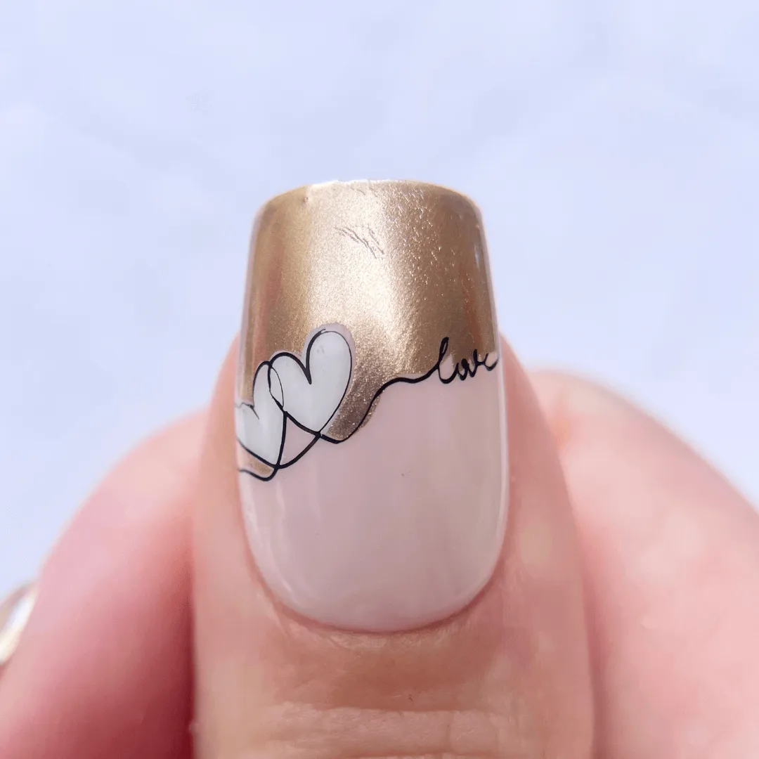Clear Jelly Stamper CJSV-44 Forever Yours stamping plade hjerter