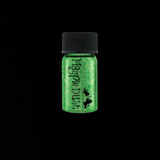 Indigo Nails Beautystones Fern Dust neglepudder grøn effekt