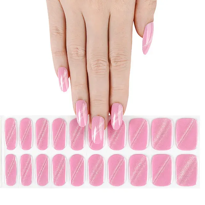 Clear Jelly Stamper Gel-ly Wraps 169 neglewraps baby pink