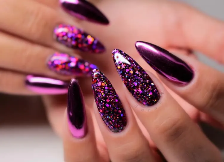 Indigo Nails Marilyn Chrome neglepulver sølv